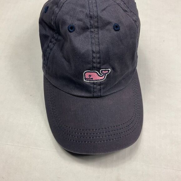 Vineyard Vines Unisex Adjustable Baseball Cap Blue Whale Logo Casual Hat OS - Picture 2 of 10